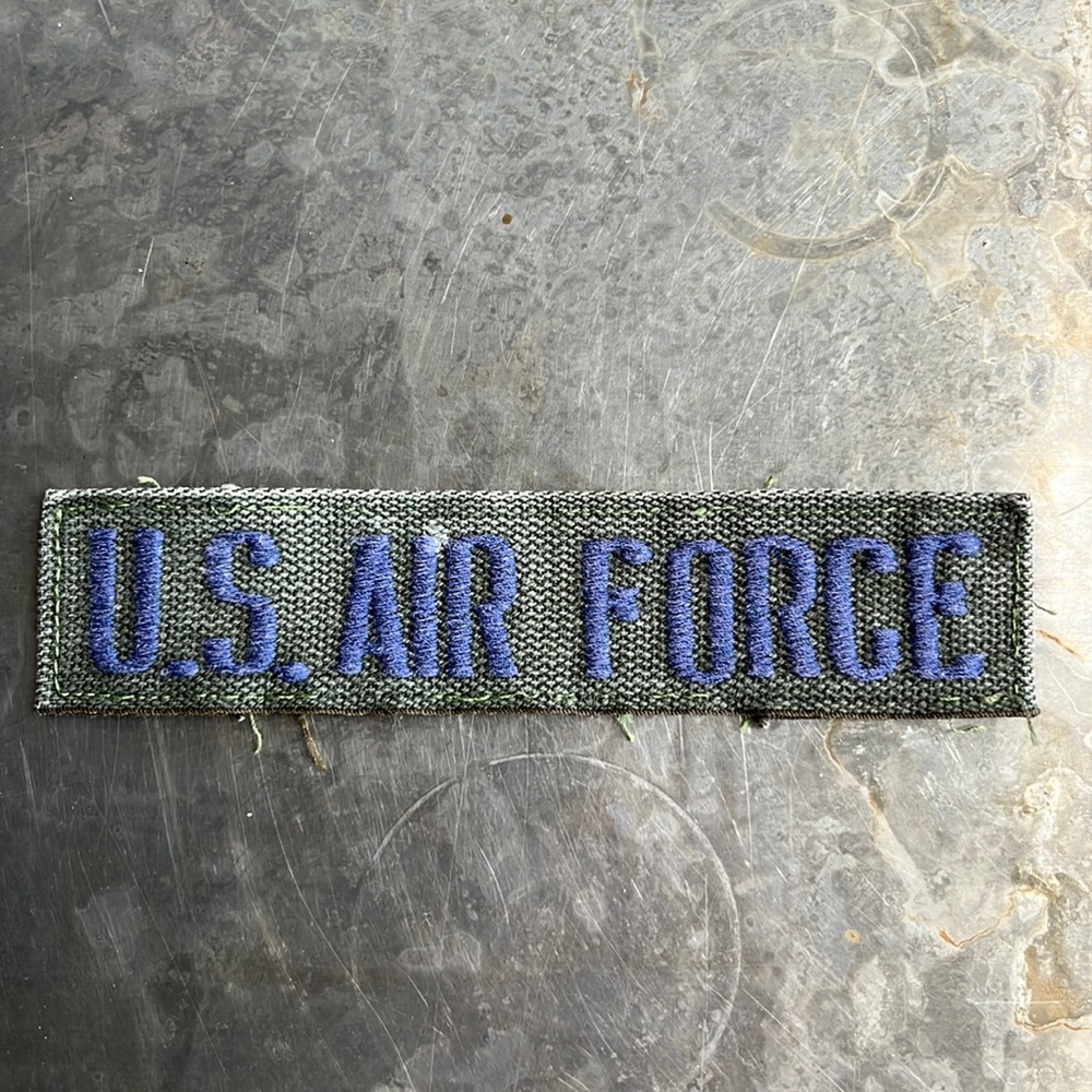 U.S. AIR FORCE embroidered tape patch - Vintage